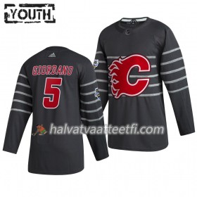 Lasten NHL Calgary Flames Pelipaita Mark Giordano 5 Harmaa 2020 NHL All-Star Adidas Authentic 